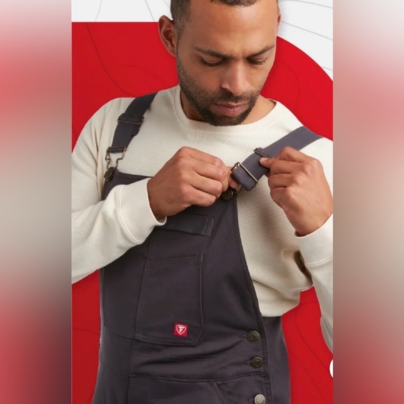 Firestone Mens Overalls - Warm Insulated Bib Overalls for Men Black Color - L - Picture 3 of 9